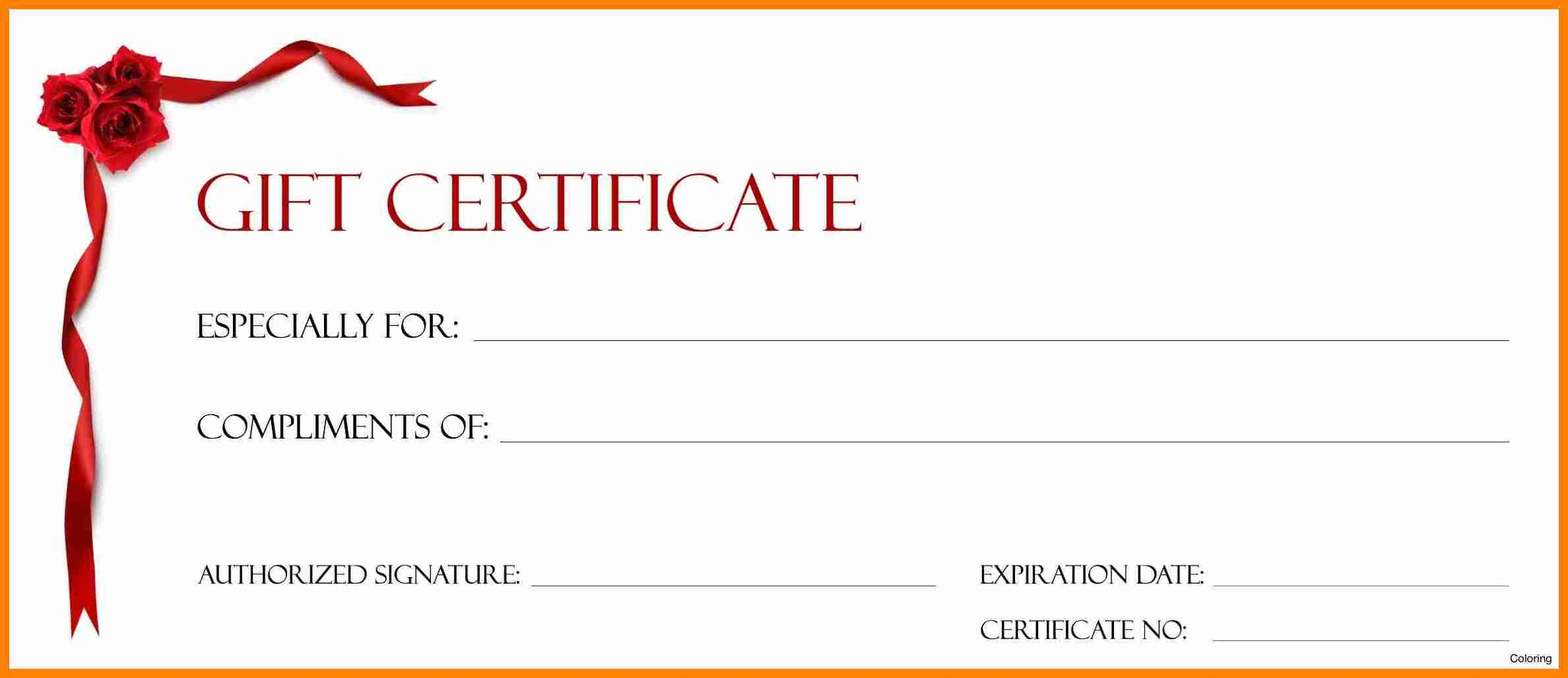 Personalized Gift Certificate Template – Zimer.bwong.co In Indesign Gift Certificate Template