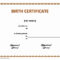 Pet Birth Certificate Maker | Pet Birth Certificate For Word For Editable Birth Certificate Template