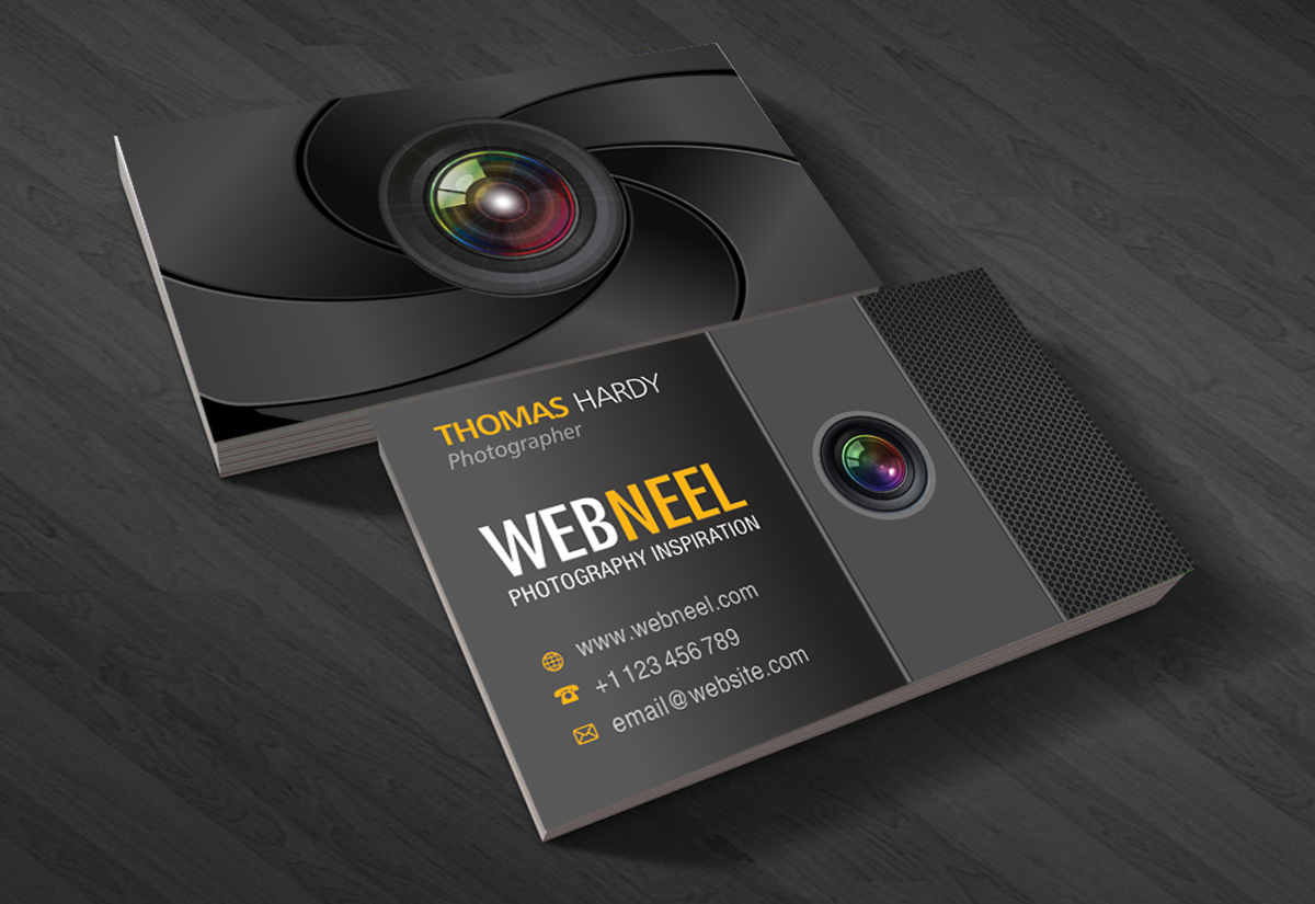 Photography Business Card Design Template 40 - Freedownload With Free Business Card Templates For Photographers
