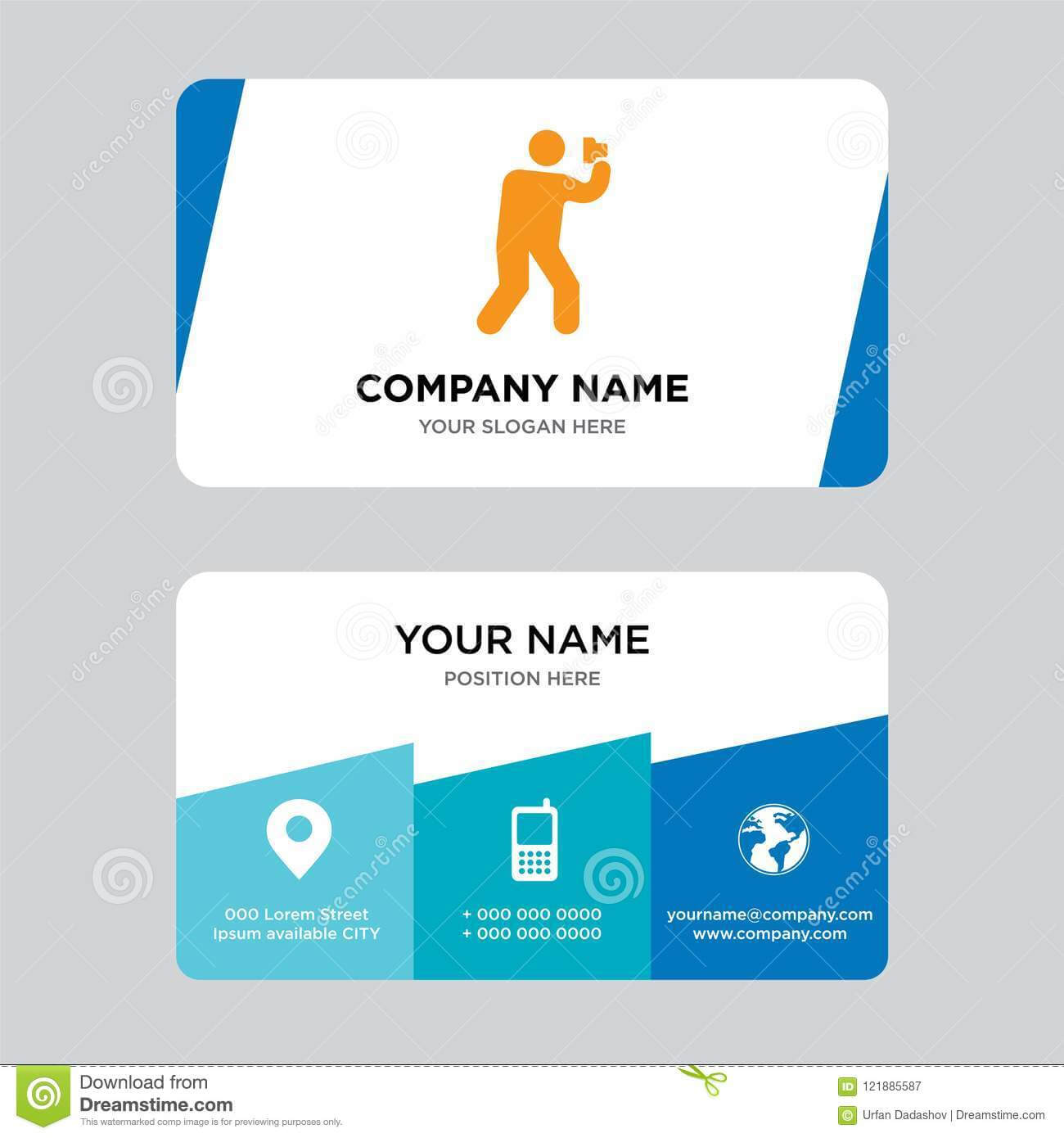 Photography Business Card Design Template, Visiting For Your For Photographer Id Card Template