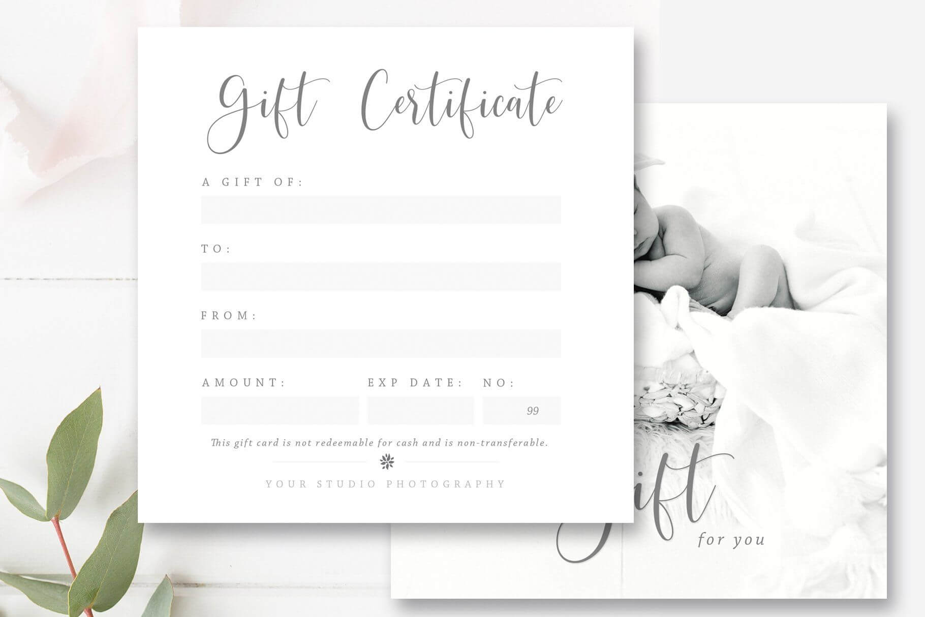 Photography Gift Card Template , #ad, #fonts#free#text#items Intended For Free Photography Gift Certificate Template