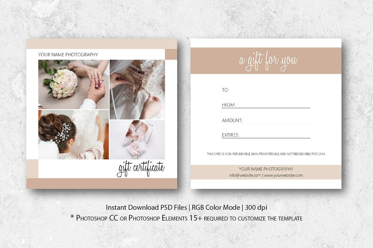 Photography Gift Certificate Template In Free Photography Gift Certificate Template