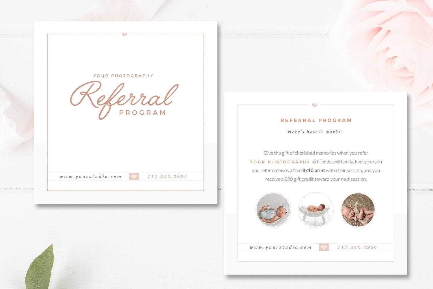 Photography Referral Card Templates, Referral Program Pertaining To Referral Card Template