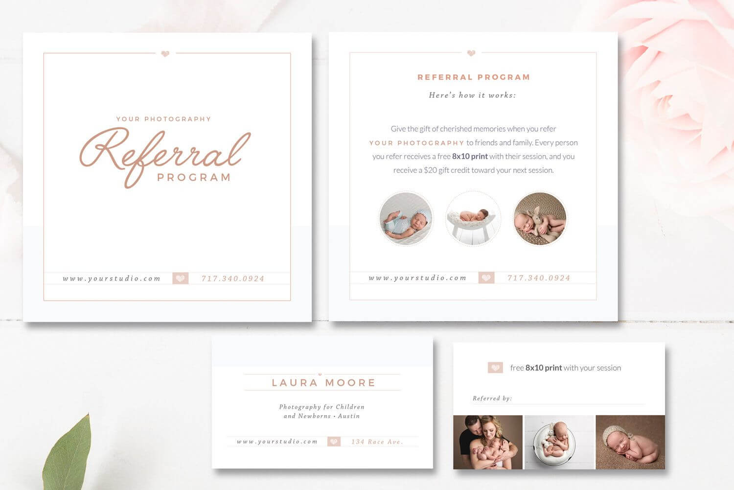 Photography Referral Card Templates, Referral Program Throughout Photography Referral Card Templates