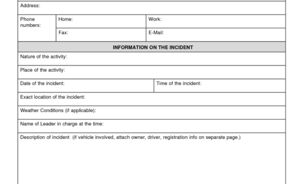 Physical Security Incident Report Template And Best Photos within Physical Security Report Template