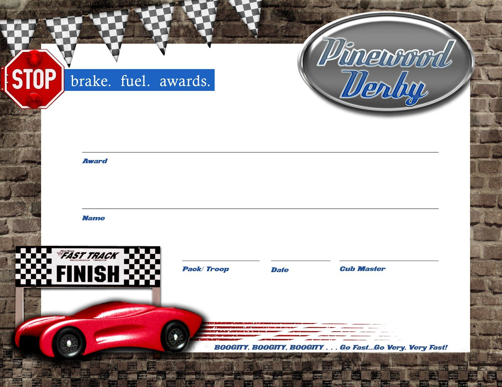 Pin On Boy Scouts/cub Scouts Pertaining To Pinewood Derby Certificate Template