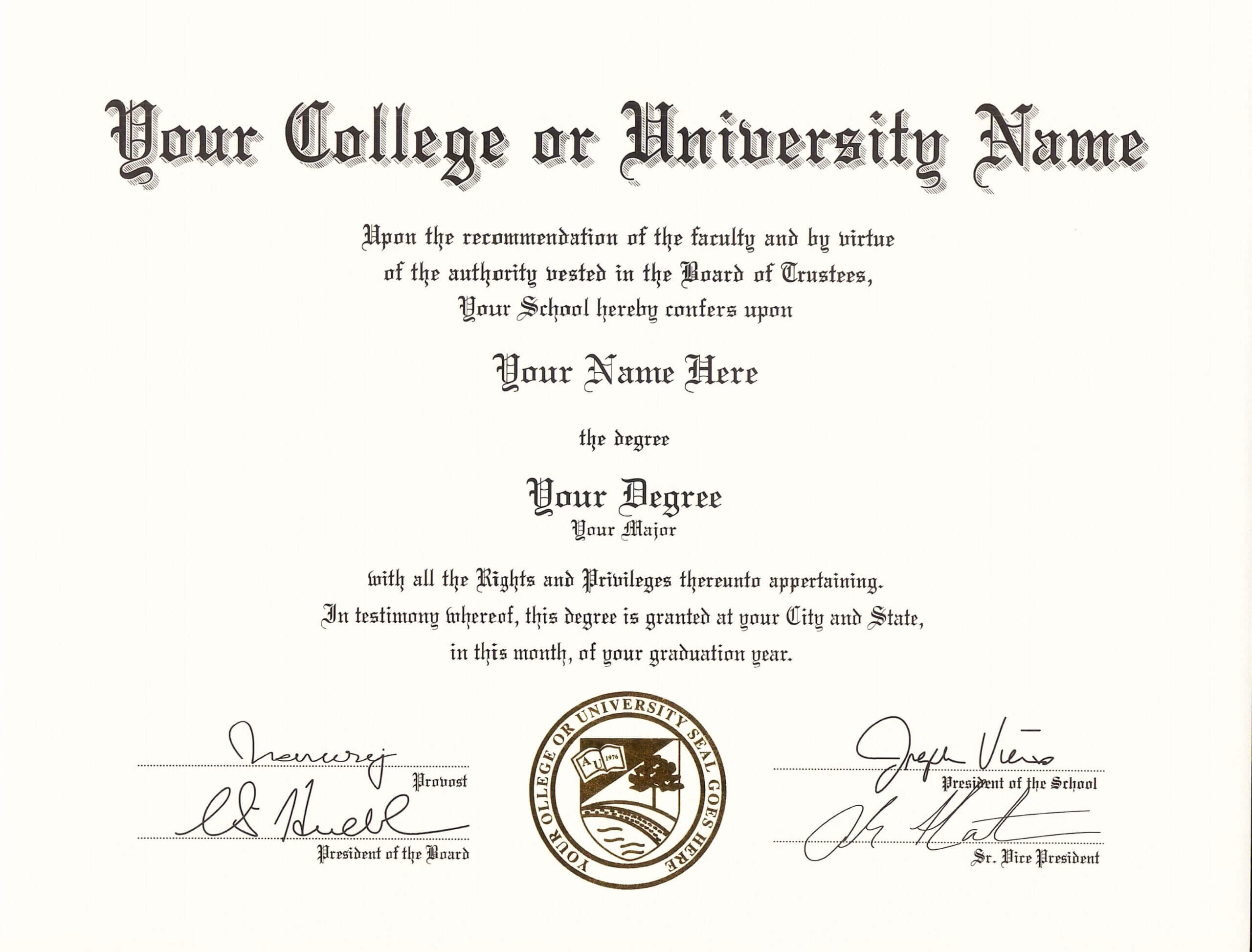 Pin On Fake University Certificates | Fake College Diploma Inside Fake Diploma Certificate Template
