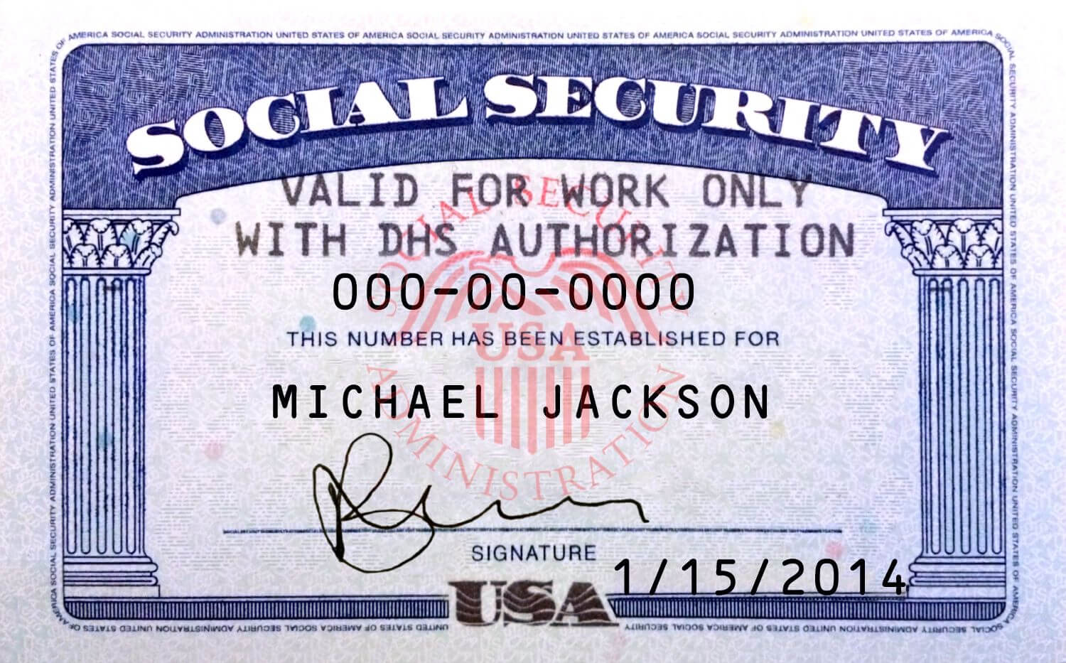 Pin On Novelty Psd Usa Ssn Template For Social Security Card Template Psd