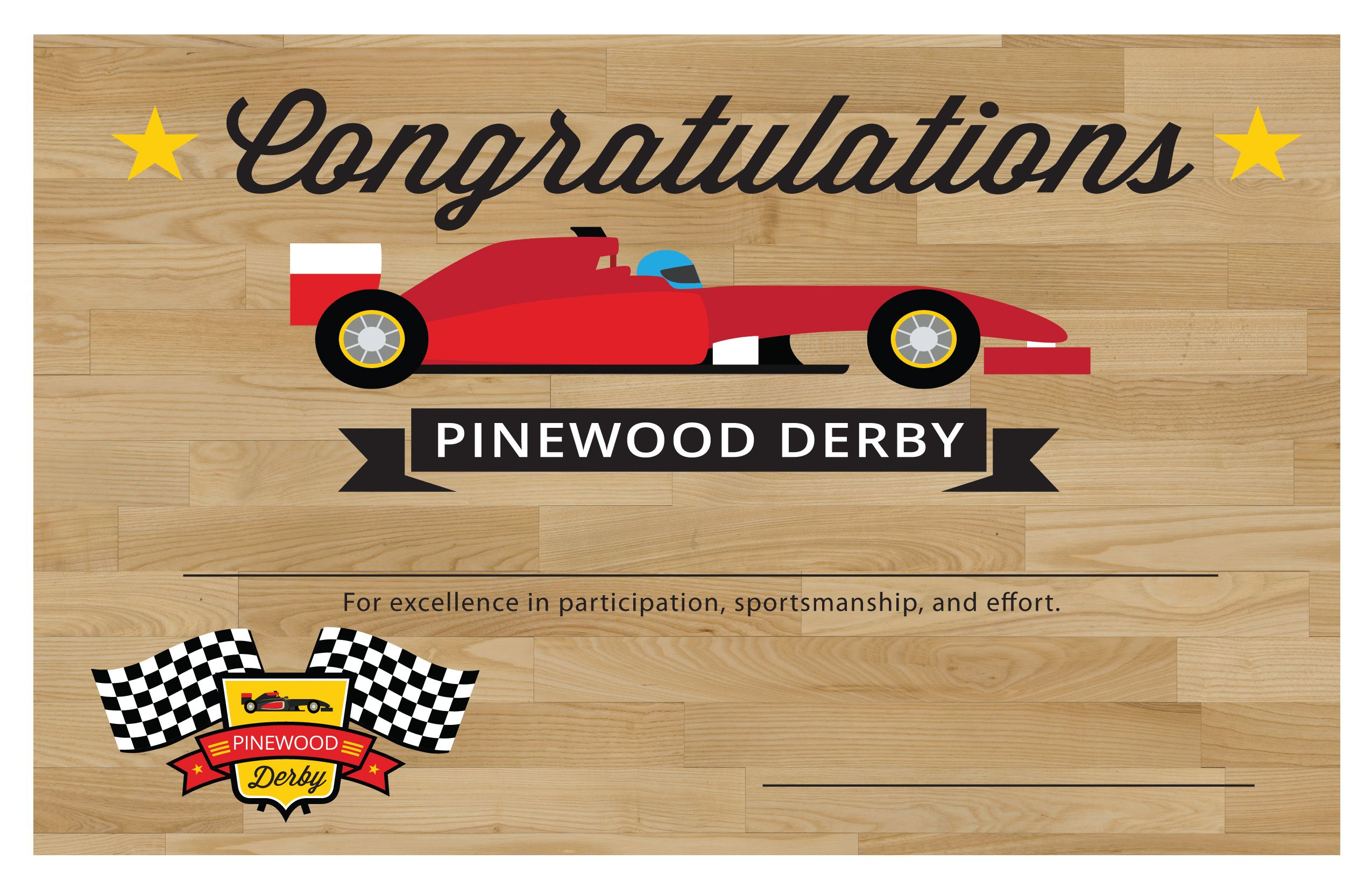 Pin On Pinewood Derby In Pinewood Derby Certificate Template