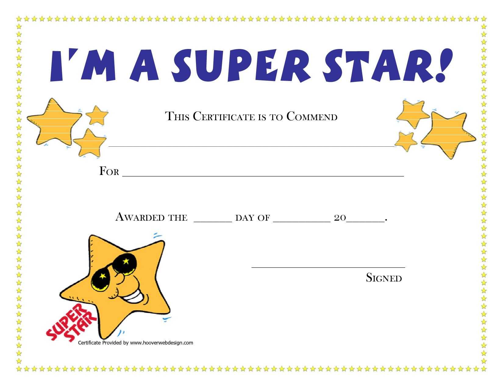 Pinamanda Crawford On Teaching Music And Loving It Inside Star Certificate Templates Free