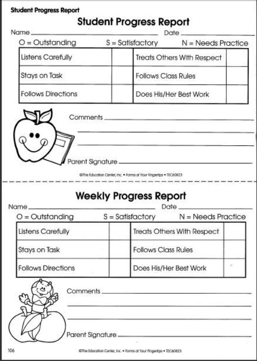 Pincarolyn Cantwell On Preschool Special Education With Regard To Preschool Weekly Report Template