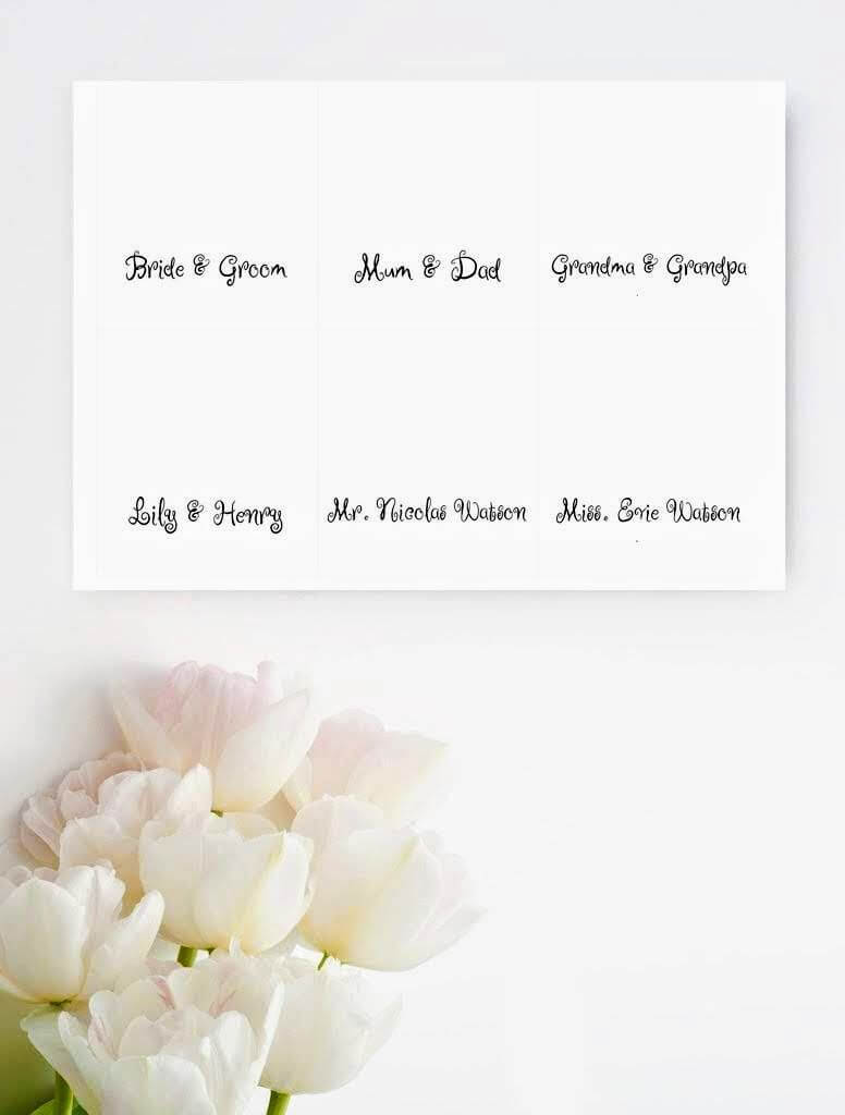 Pinplace Cards Online On Diy Wedding Place Cards Inside Amscan Imprintable Place Card Template