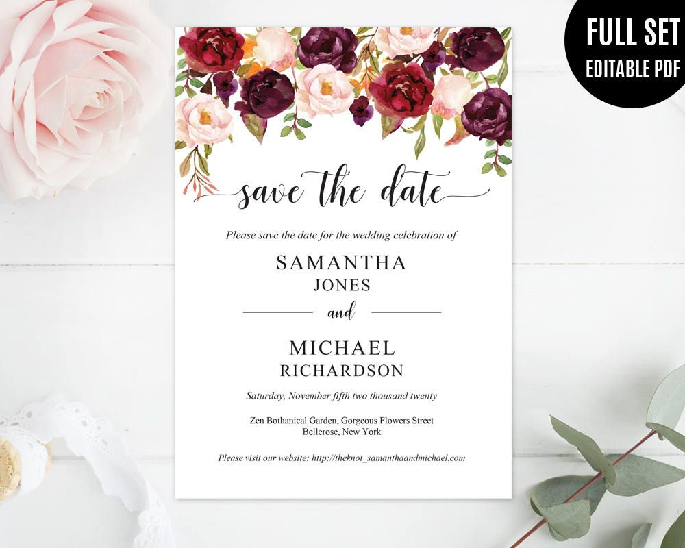 Pinvioleta Pironkova On Wedding Invitations | Save The Throughout Save The Date Powerpoint Template