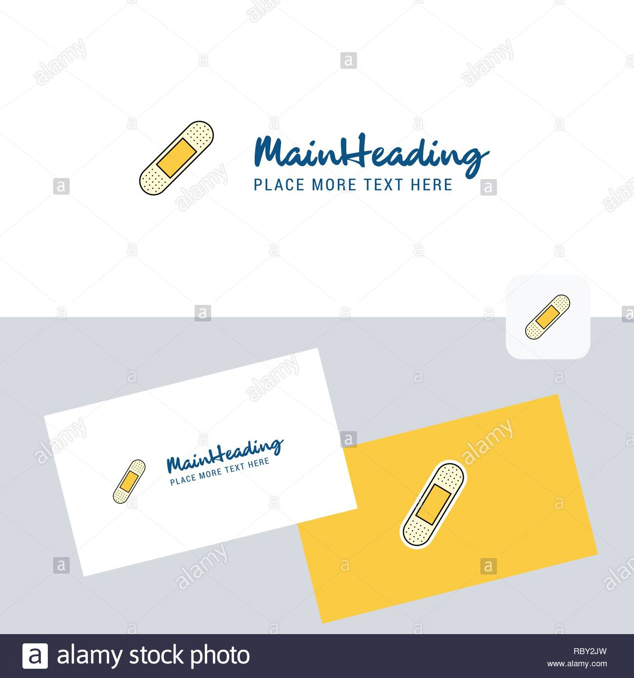 Plaster Vector Logotype With Business Card Template. Elegant Pertaining To Plastering Business Cards Templates