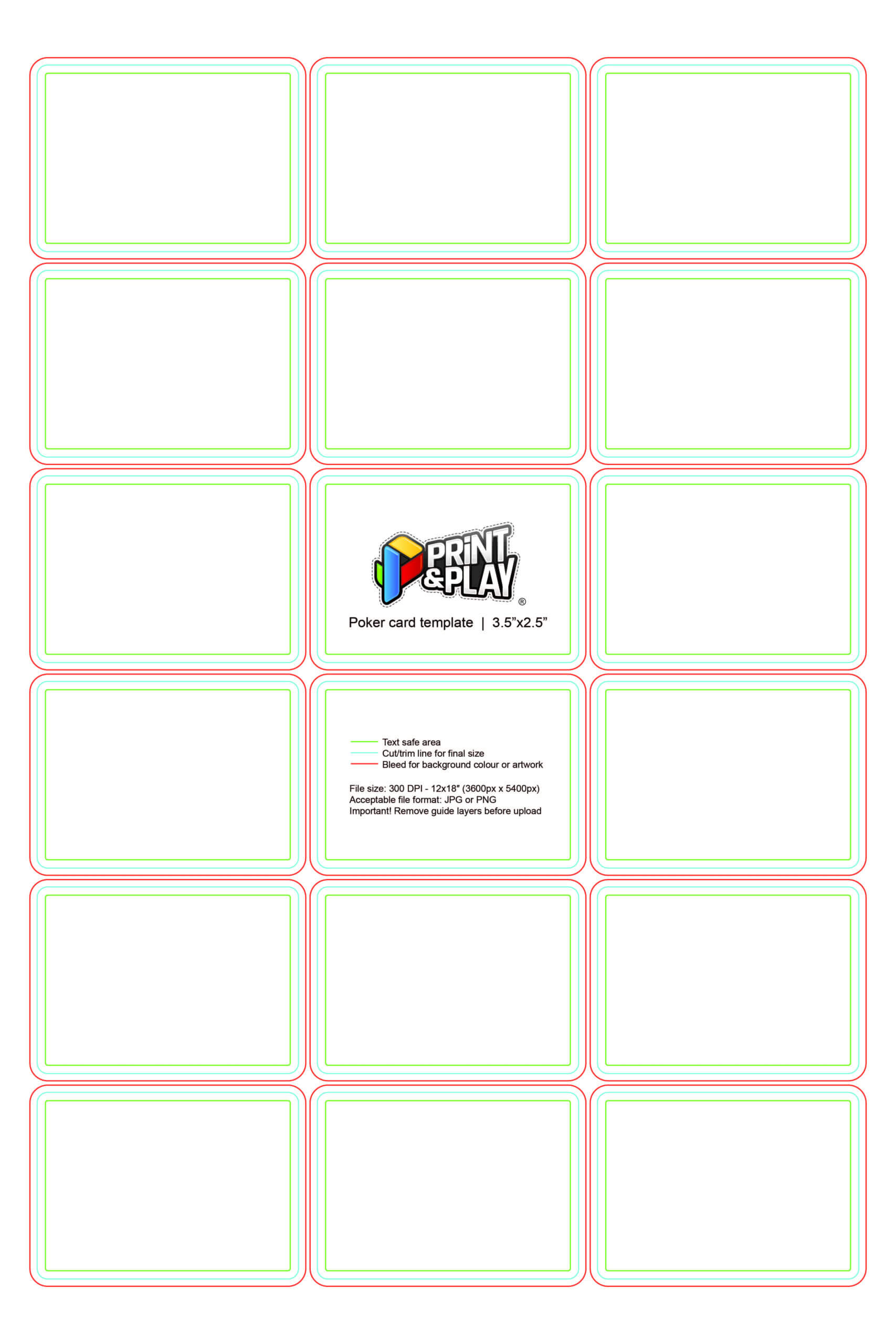 Playing Cards : Formatting & Templates – Print & Play Pertaining To Top Trump Card Template