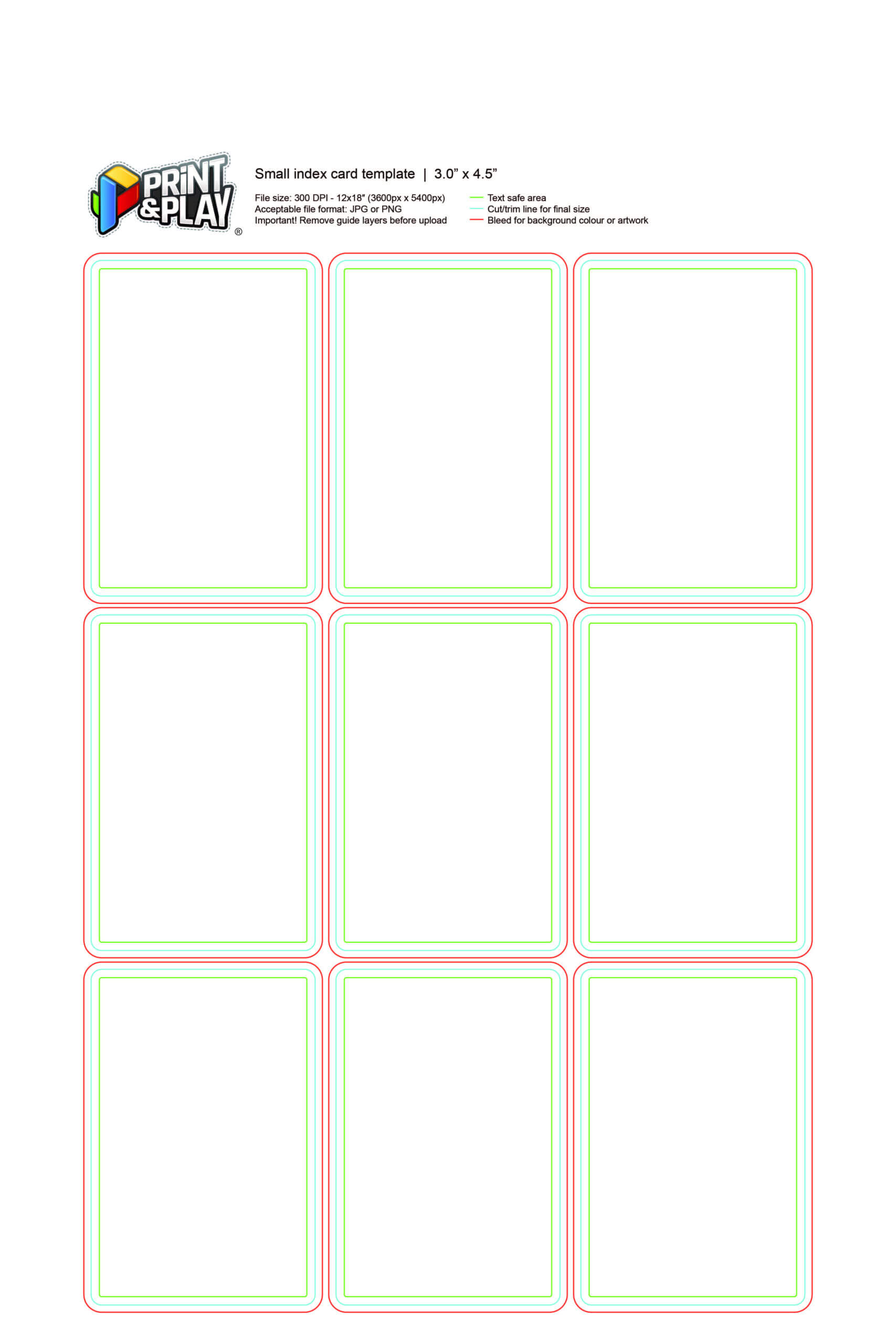 Playing Cards : Formatting & Templates – Print & Play Within Free Printable Playing Cards Template