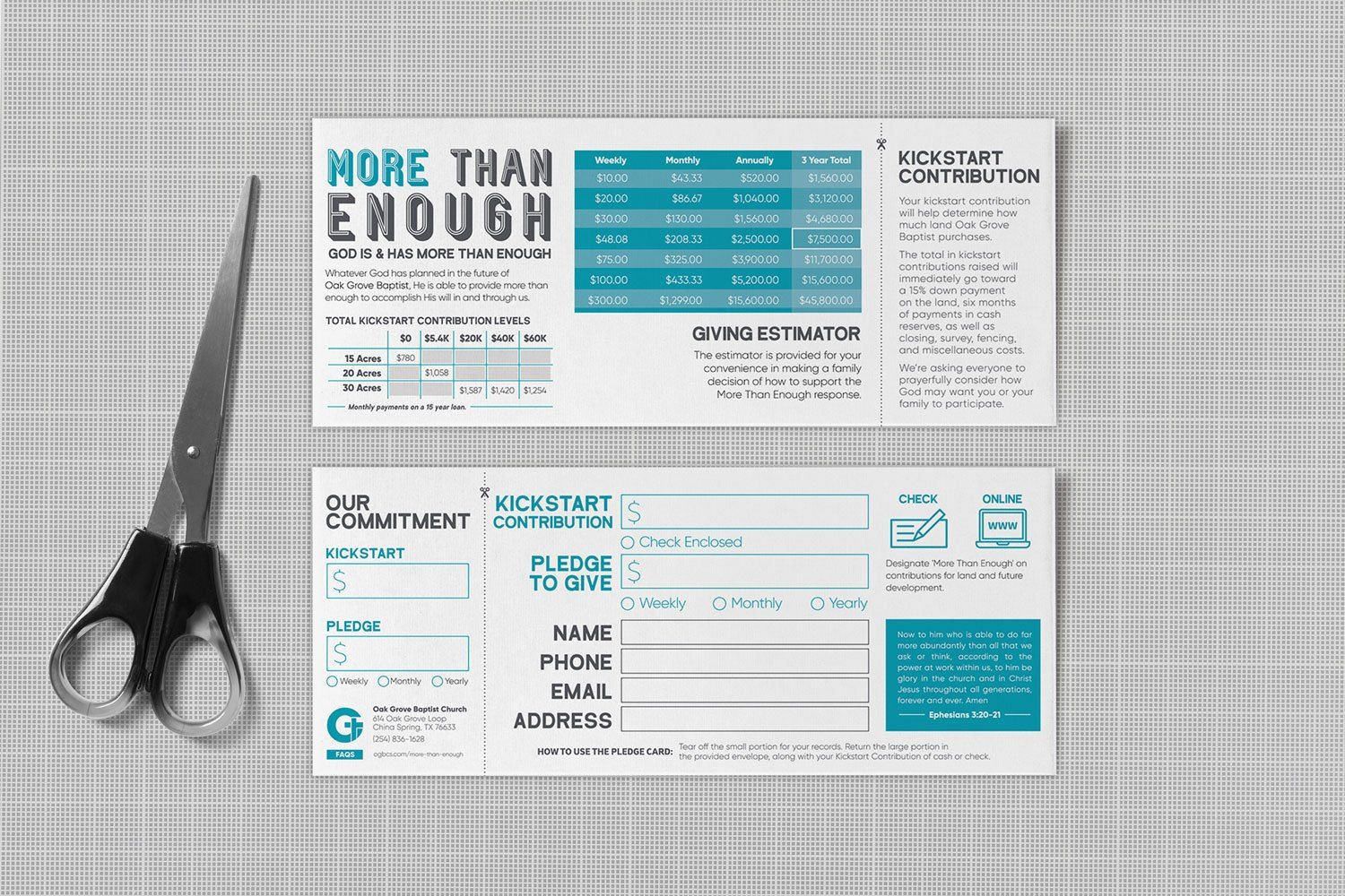 Pledge Cards & Commitment Cards | Church Campaign Design Pertaining To Church Pledge Card Template