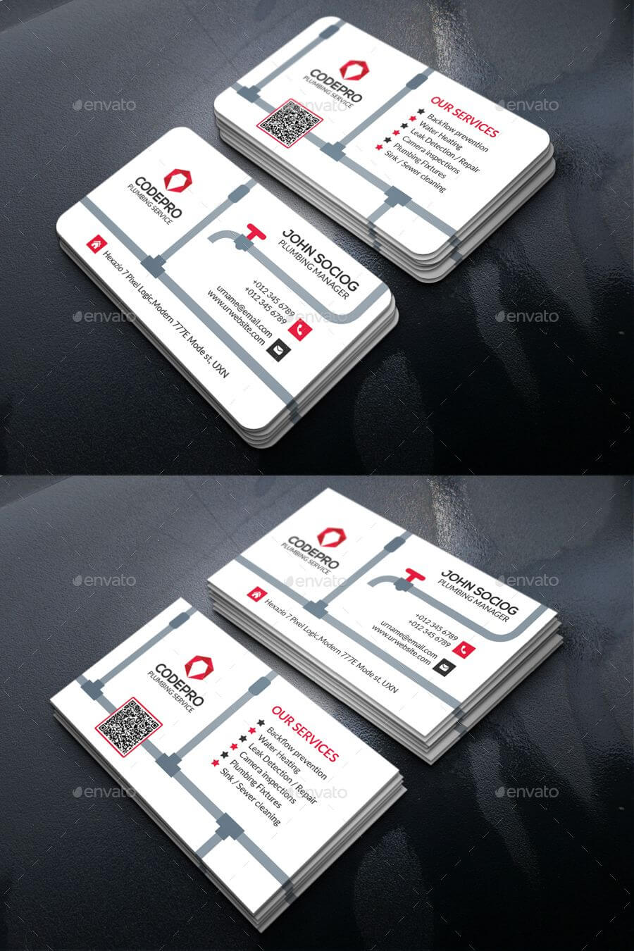 Plumbing Business Card Template Psd | Make Business Cards Inside Business Card Maker Template