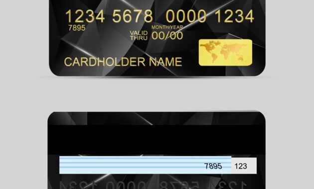 Polygon Texture Realistic Credit Cards Templates - Download within Credit Card Templates For Sale