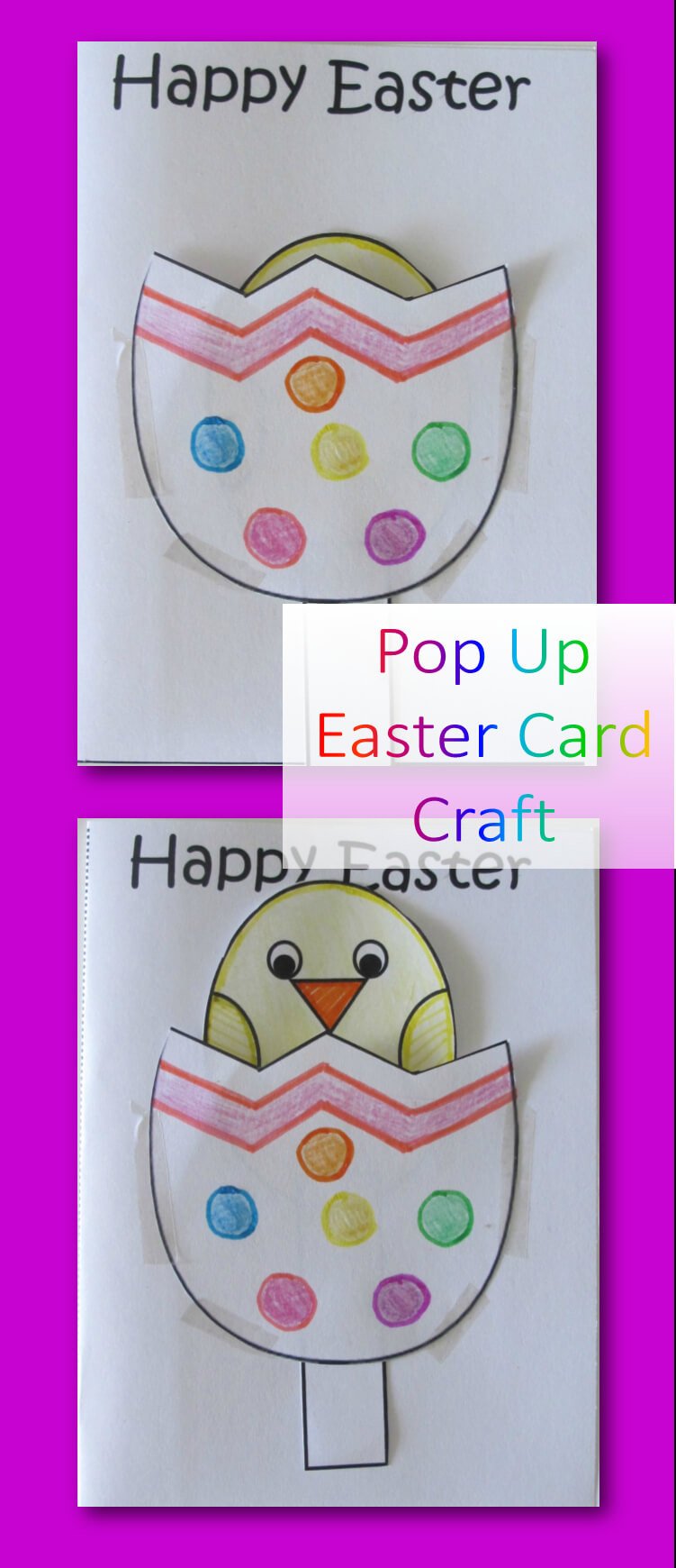 Pop Up Easter Cards Are So Cute And Really Easy To Make With With Easter Card Template Ks2