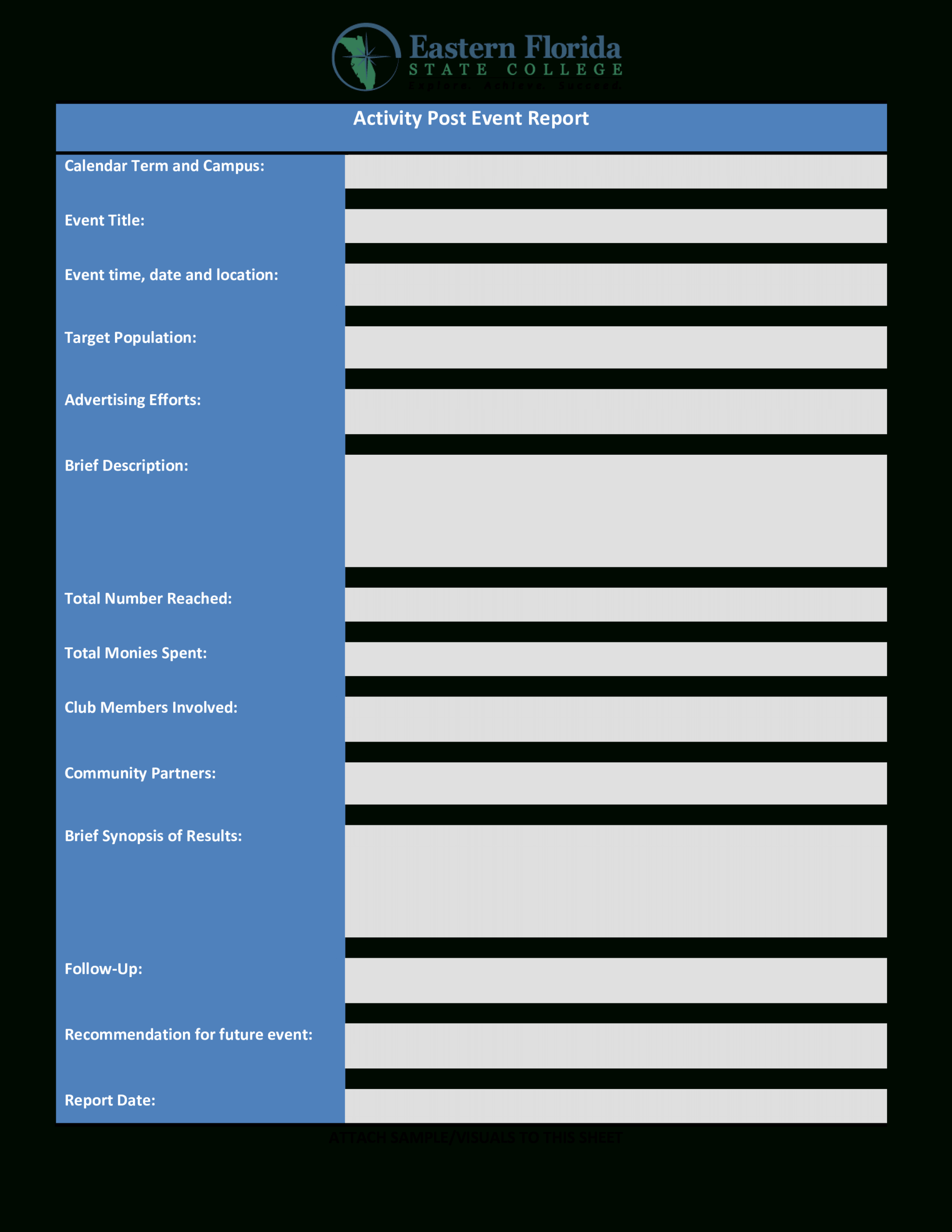 Post Event Report | Templates At Allbusinesstemplates For After Event Report Template