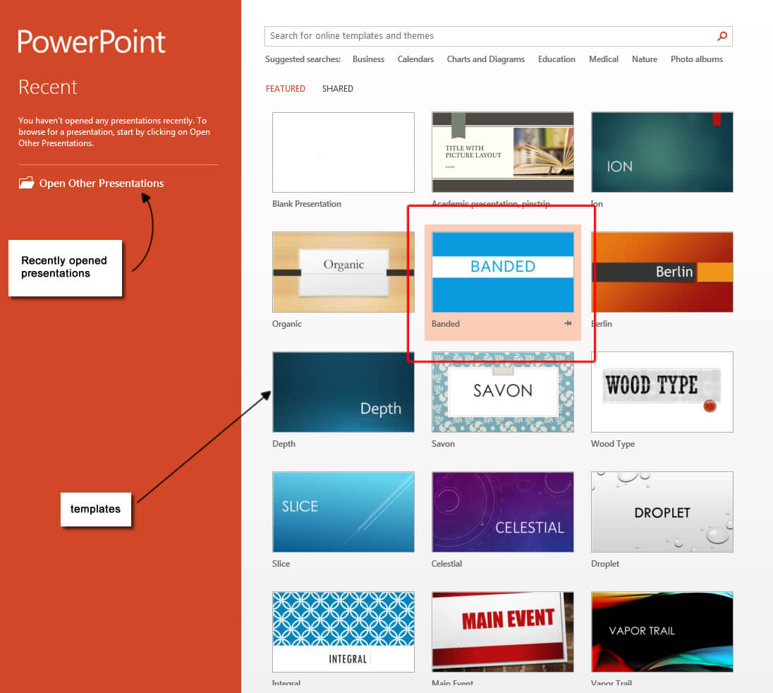 Powerpoint 2013 Templates – Microsoft Powerpoint 2013 Tutorials In What Is A Template In Powerpoint