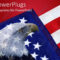 Powerpoint Template: American Flag With Bald Eagle In With Regard To American Flag Powerpoint Template