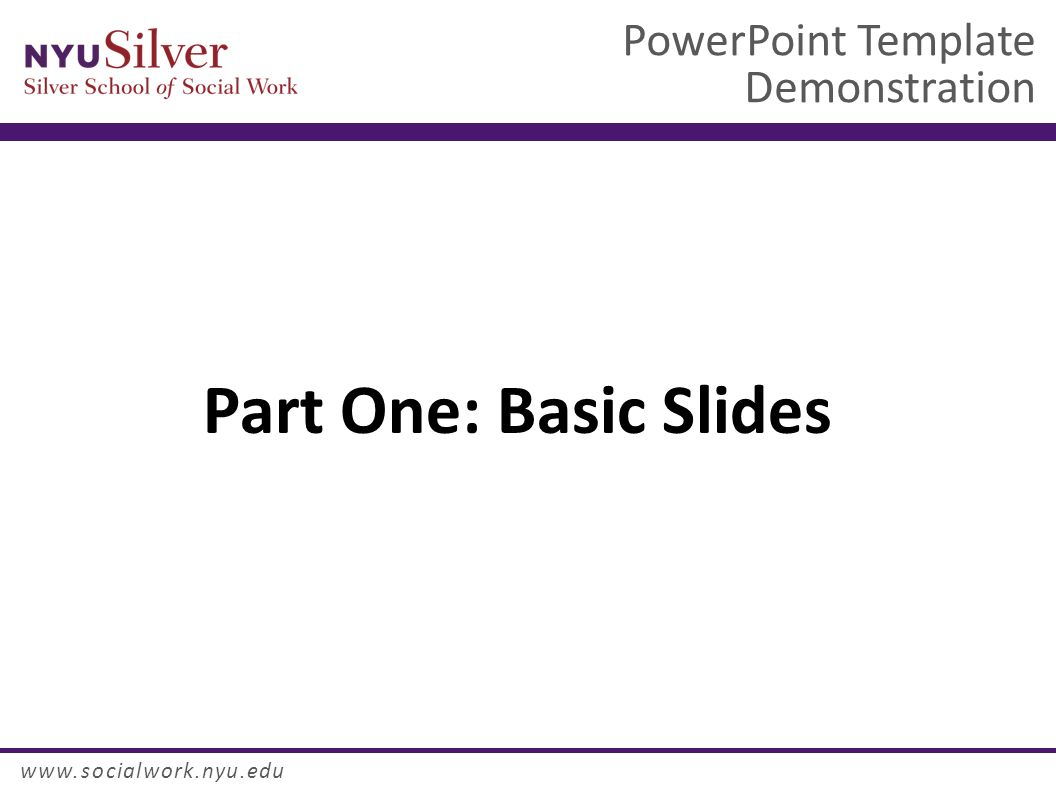 Powerpoint Template Demonstration Dr. John Smith Nyu Silver For Nyu Powerpoint Template