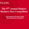 Ppt – The 9 Th Annual Rutgers Business Plan Competition With Regard To Rutgers Powerpoint Template