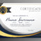 Premium Wavy Certificate Template Design | Certificate In Design A Certificate Template