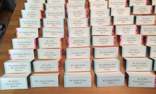 Print Yourself Place Cards From Michael's With Washi Tape intended for Michaels Place Card Template