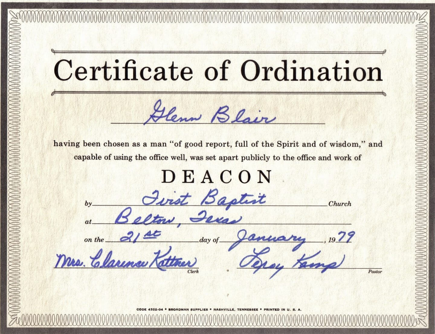 Printable 27 Images Of Free Printable Ordination Certificate With Free Ordination Certificate Template