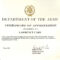 Printable 6 Army Appreciation Certificate Templates Pdf Docx Within Promotion Certificate Template
