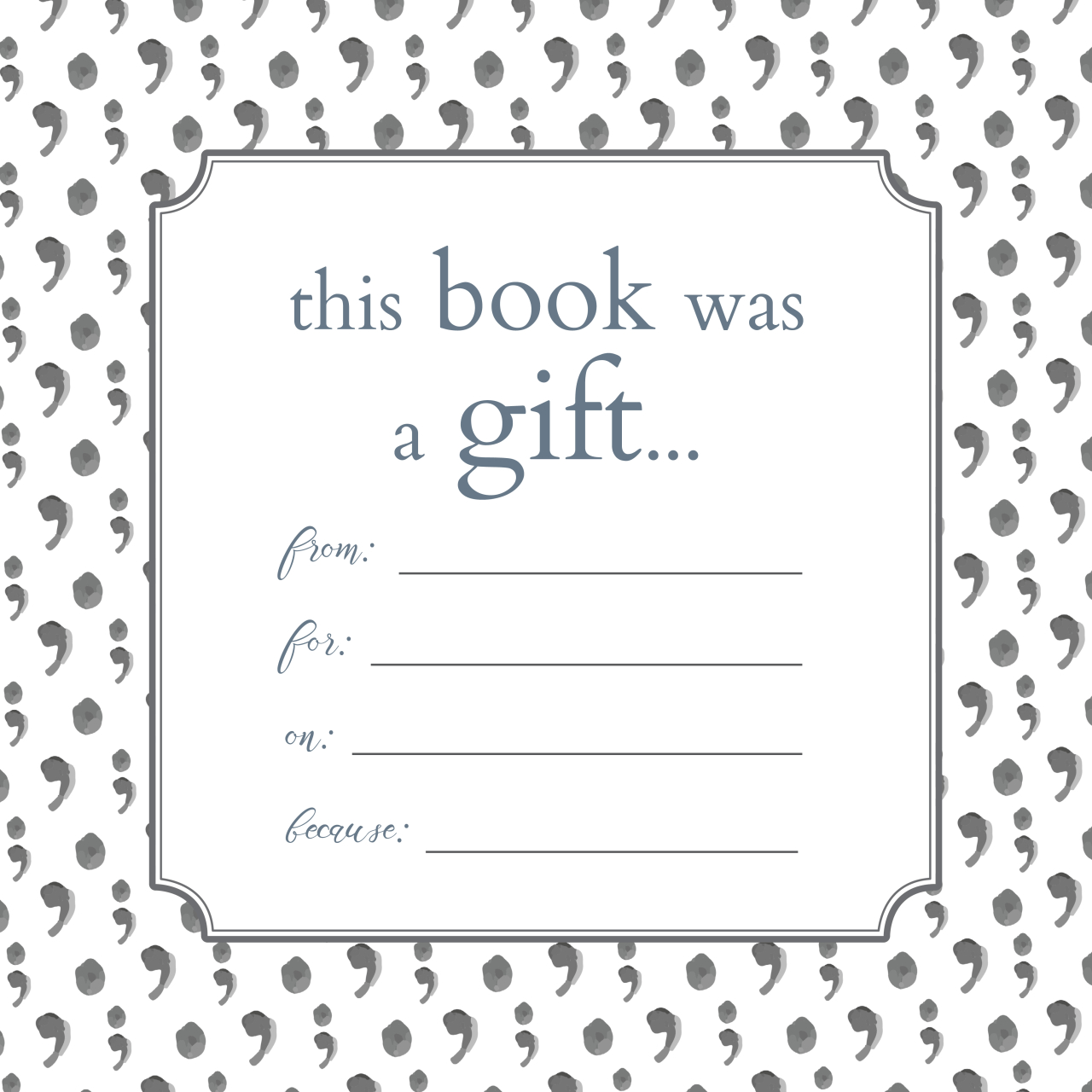 Printable Bookplates For Donated Books | Book Gifts, Book For Bookplate Templates For Word