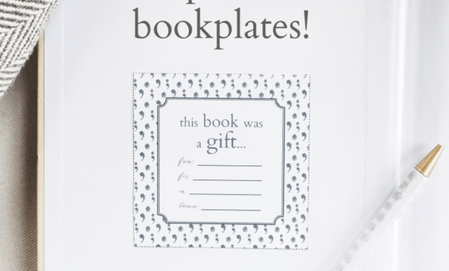 Printable Bookplates For Donated Books | Book Gifts, Book with regard to Bookplate Templates For Word