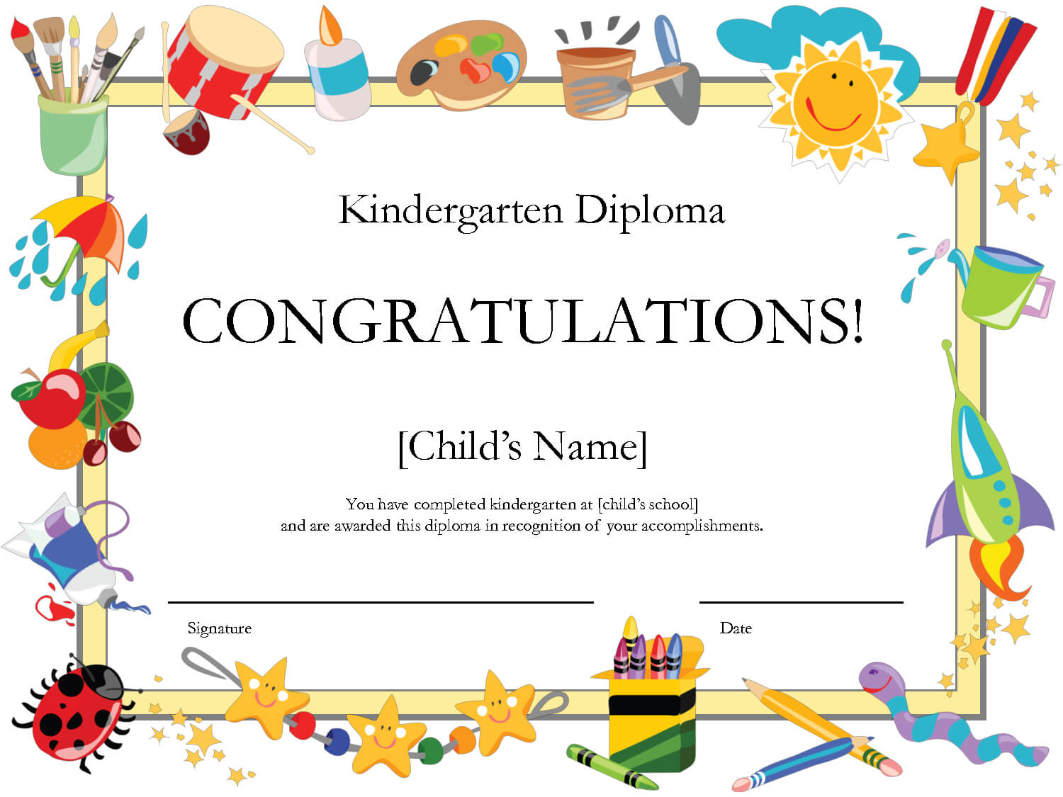 Printable Certificates | Printable Certificates Diplomas Throughout Certificate Templates For School