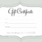 Printable Fillable Gift Certificate Template Custom For Fillable Gift Certificate Template Free