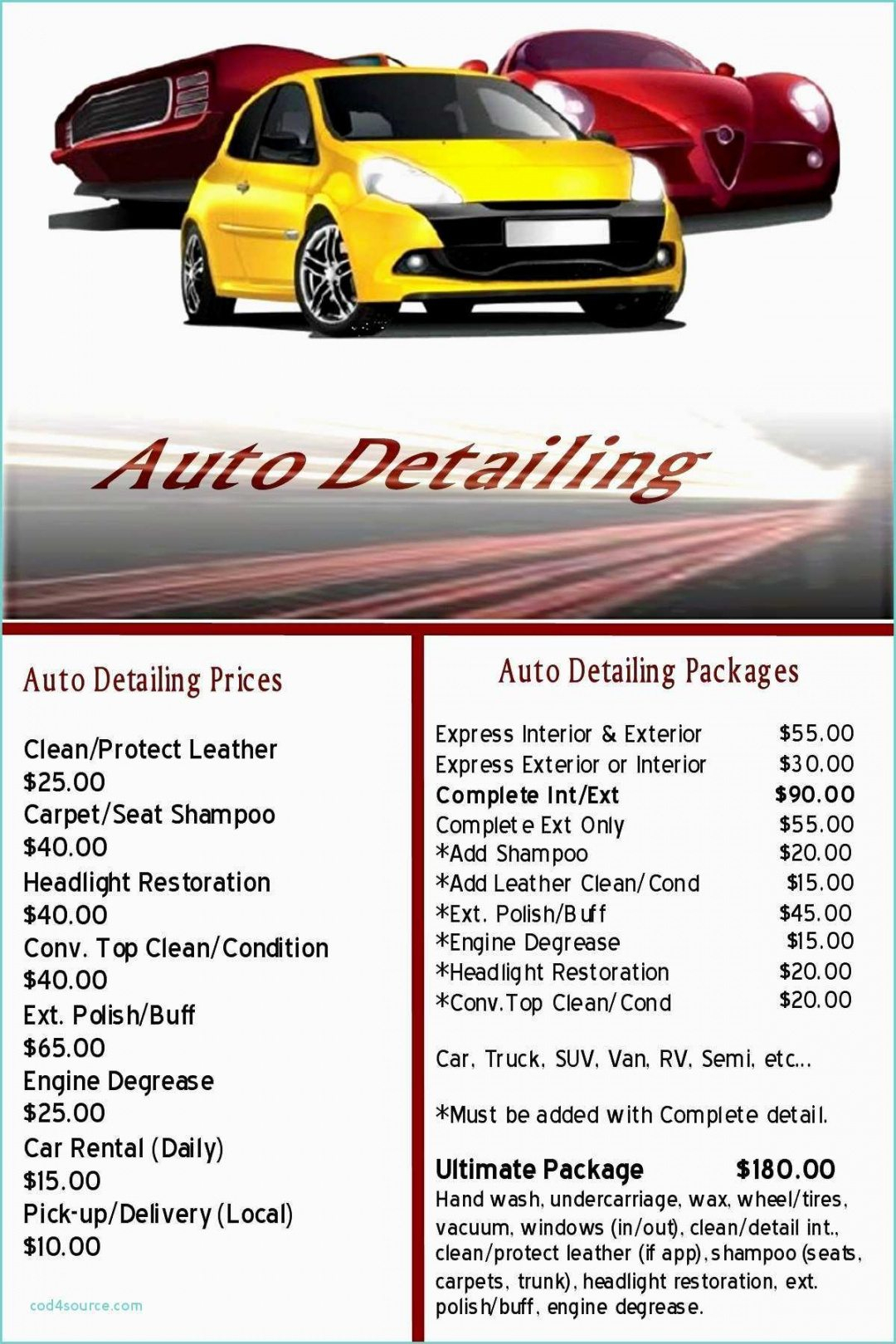 Printable Free Auto Detailing Gift Certificate Template Regarding Automotive Gift Certificate Template