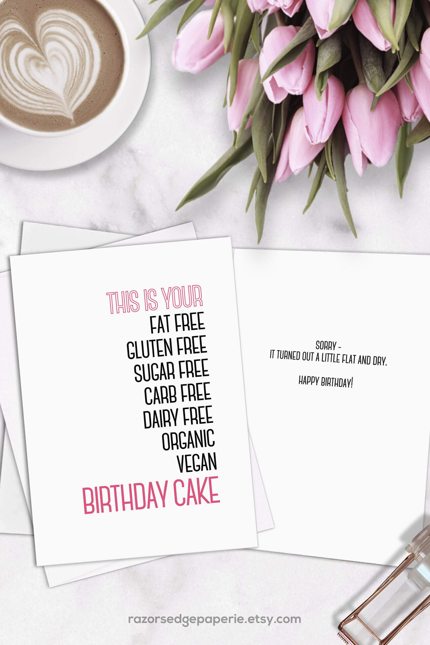 Printable Funny Workout Birthday Card For Her Instant Regarding Sorry Card Template