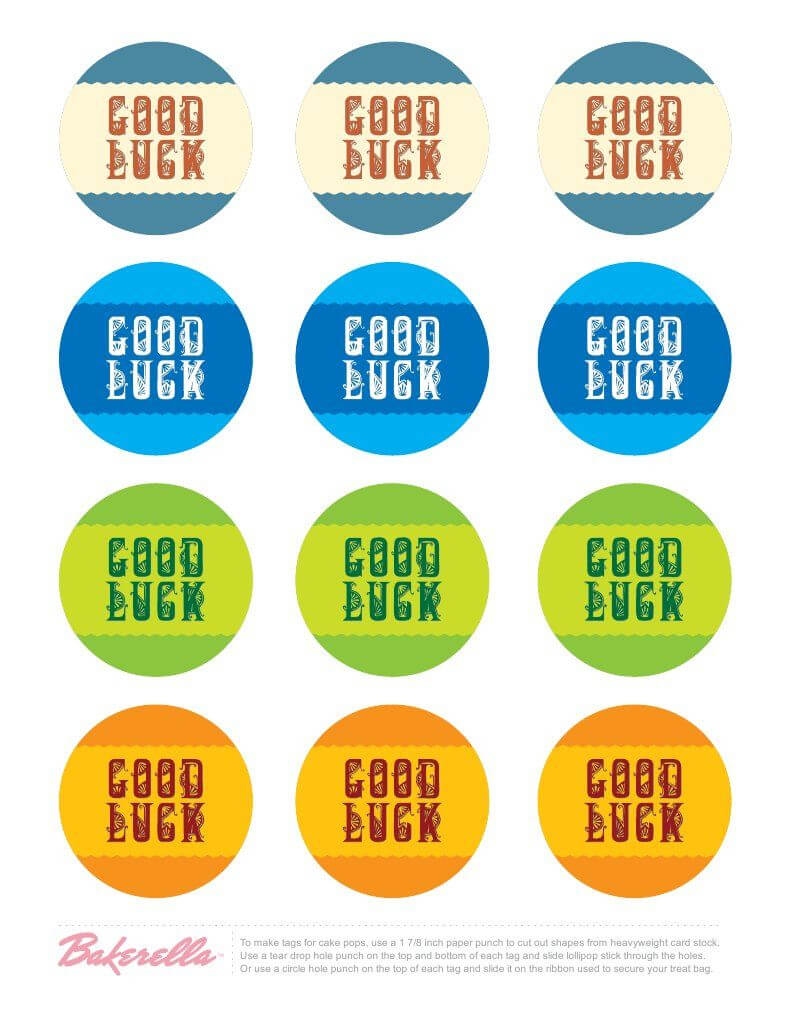 Printable Good Luck Labels | Good Luck Gifts, Banner Pertaining To Good Luck Banner Template