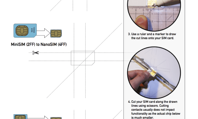 Printable Nano-Sim And Micro-Sim Cutting Guide [Download intended for Sim Card Cutter Template