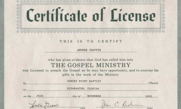 Printable Ordination Certificate Pdf Regular Deacon within Certificate Of License Template