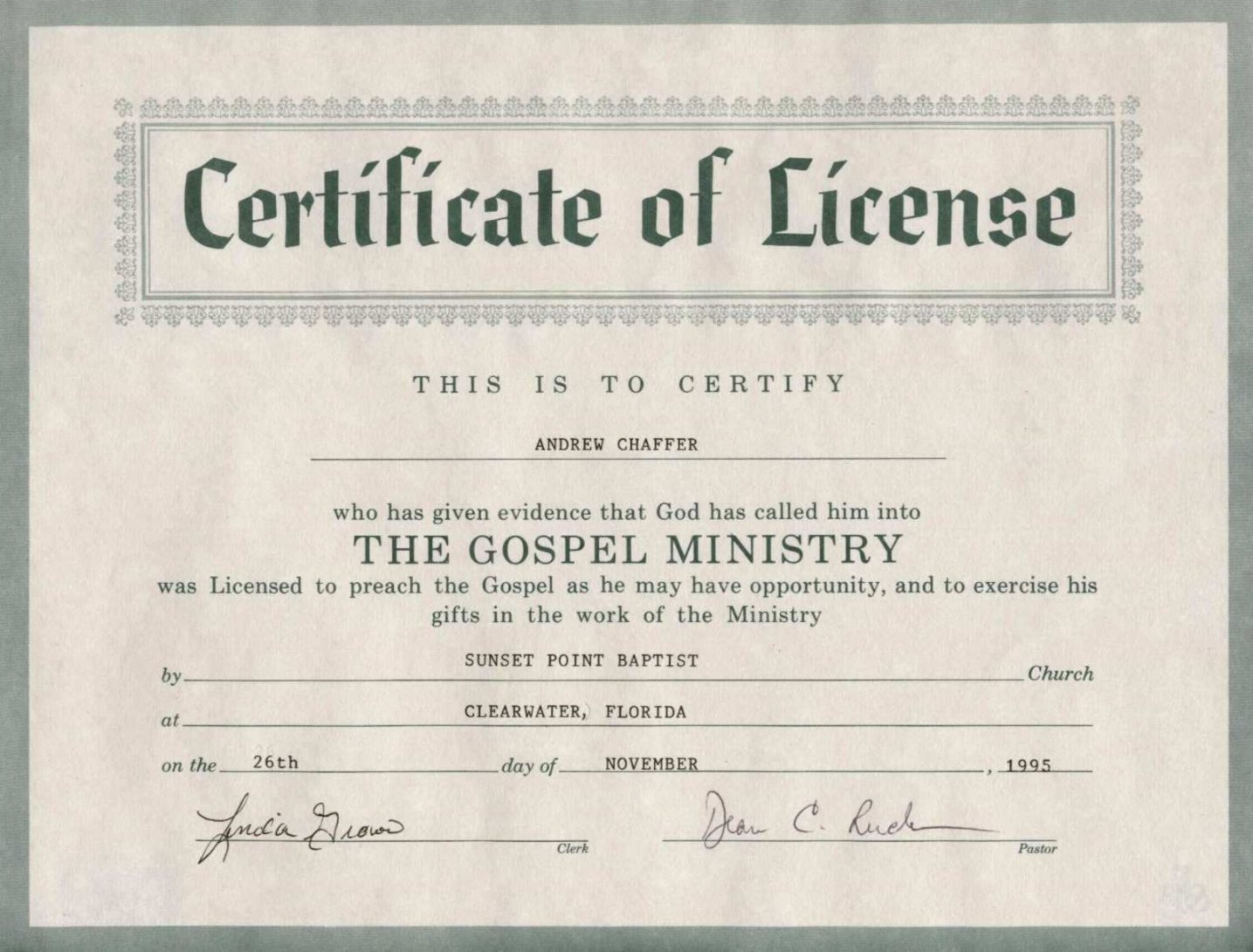 Printable Ordination Certificate Pdf Regular Deacon Within Certificate Of License Template