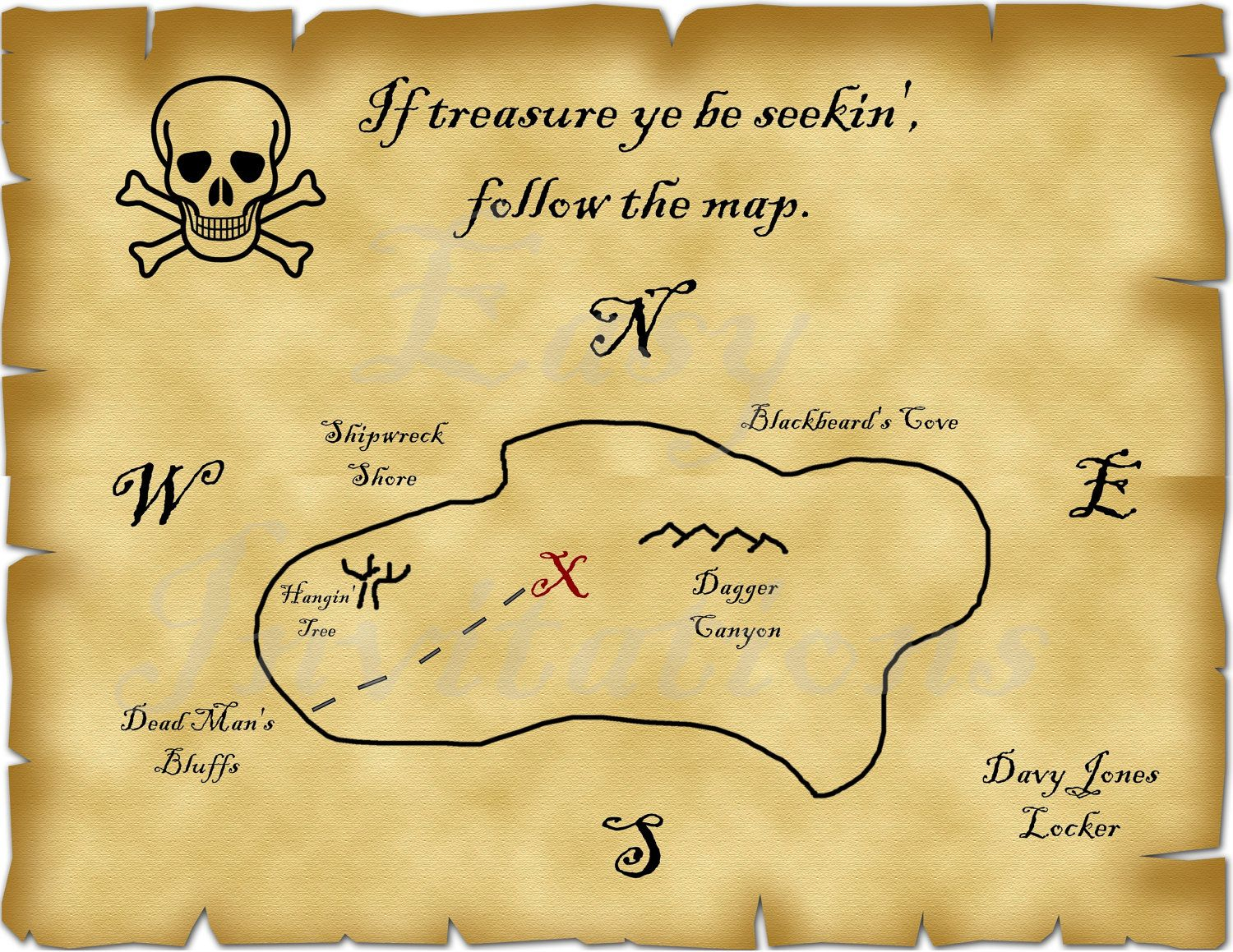 Printable Pirate Treasure Map Best Photos Of Template Blank Pertaining To Blank Pirate Map Template