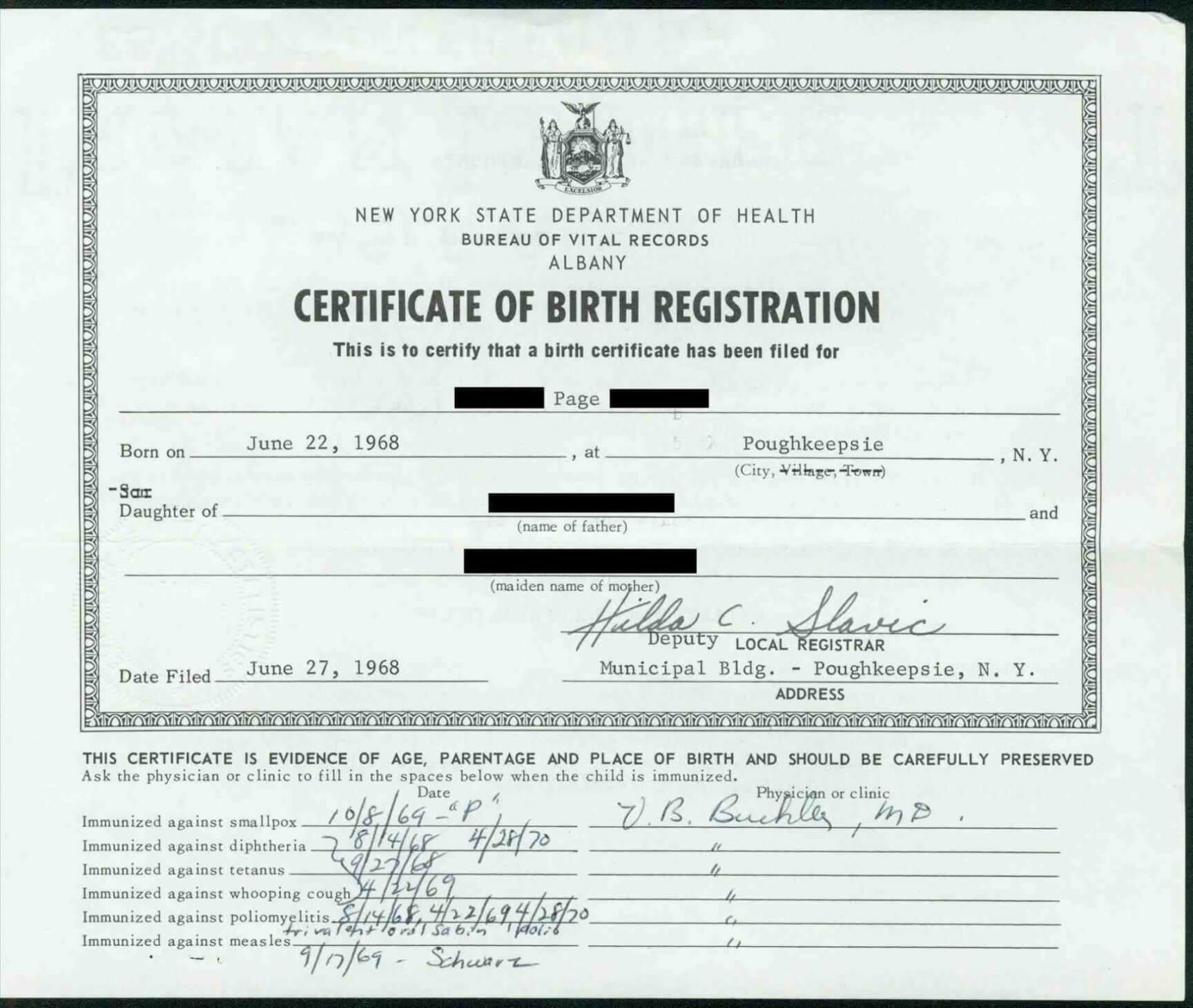 Printable Sensational Official Birth Certificate Template For Official Birth Certificate Template