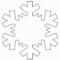 Printable Snowflake Print At 95% | Snowflake Coloring Pages Pertaining To Blank Snowflake Template