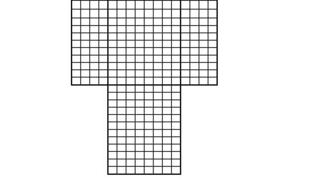 Printable Template For Minecraft Skin Creation. Use Markers inside Minecraft Blank Skin Template