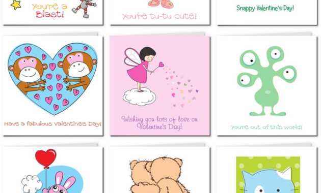 Printable Valentine Cards For Kids throughout Valentine Card Template For Kids