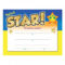 Printable You're A Star! Award Gold Foilstamped Certificate With Regard To Star Award Certificate Template