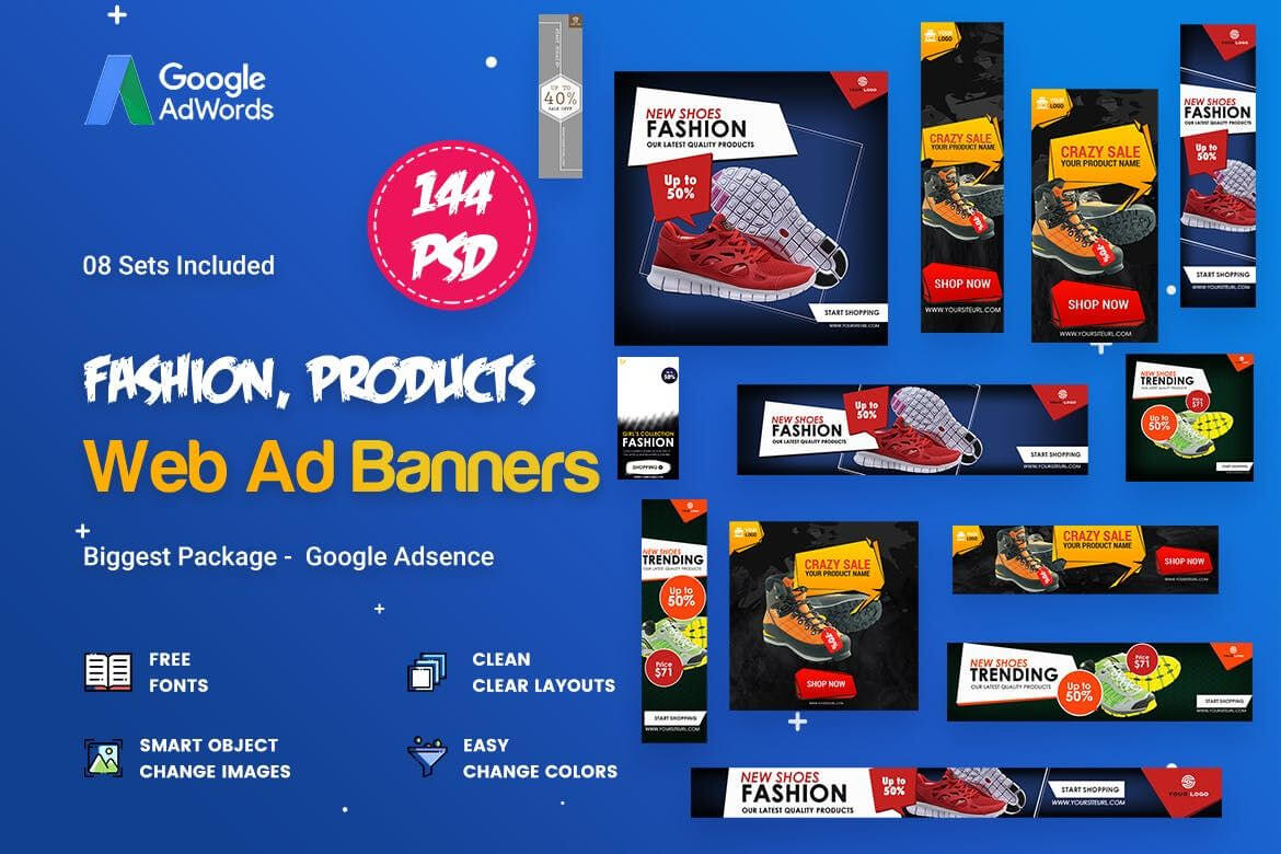 Product Banners Ads Template Psd | Banner Template, Web Pertaining To Product Banner Template
